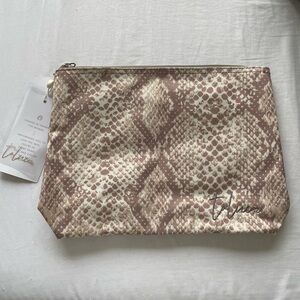 Toluca Snakeskin Clutch